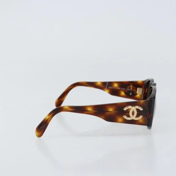 CHANEL Sunglasses plastic Brown CC Auth yk19645V - Picture 15 of 15